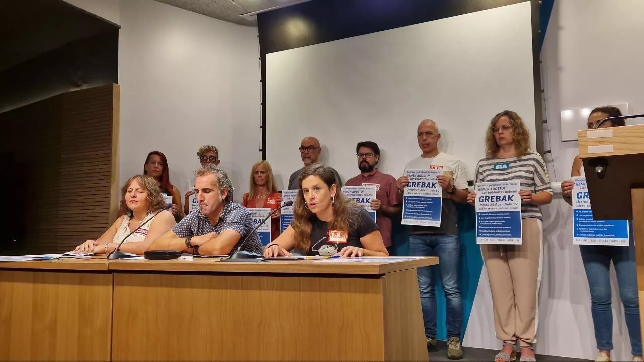 ccoo lab ela sindikatuak sindicatos huelga greba sector publico sektore publikoan iturria: lab sindikatua