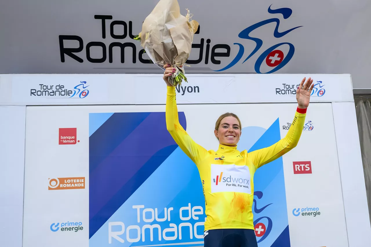 Demi Vollering. Foto: EFE.