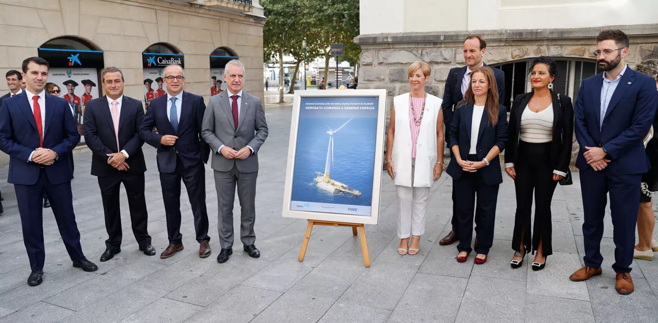 Prototipo de aerogenerador de eólica bermeo urkullu efe