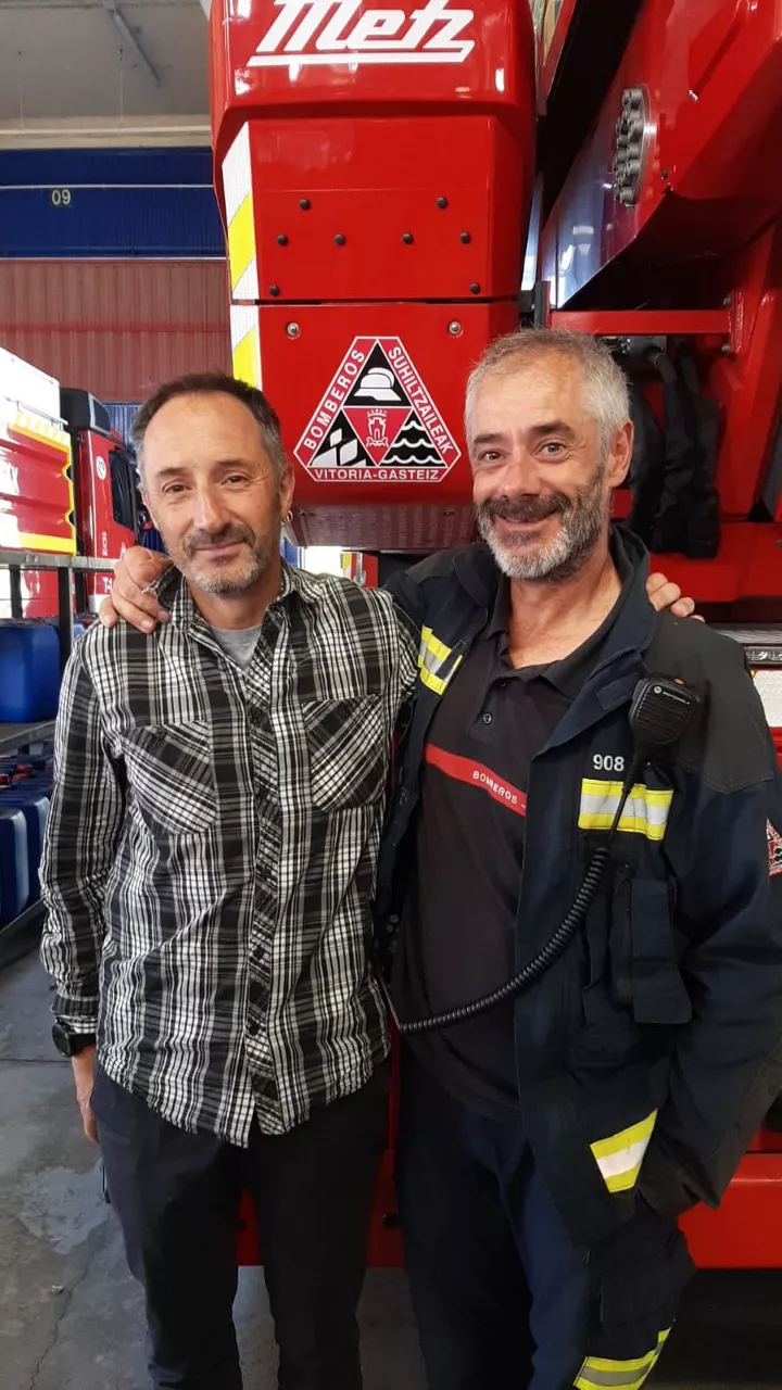 Bomberos de la ONG Acción Norte