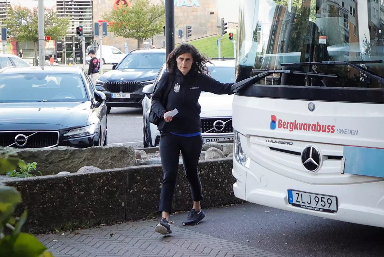 Montse Tome, ostegunean, Göteborgen. Argazkia: EFE.