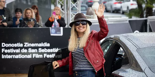 Cayetana Guillén Cuervo ya está en el Zinemaldia. Foto: EFE