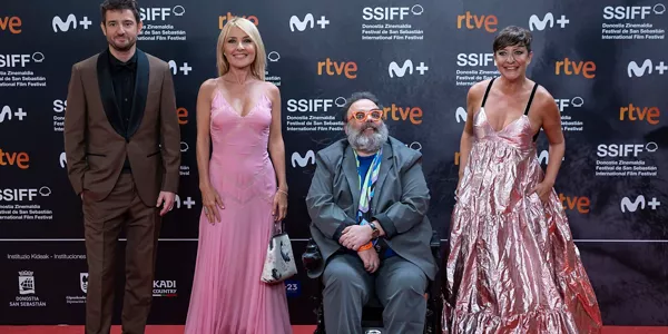Gorka Otxoa, Cayetana Guillen Cuervo, Bob Pop y Eva Hache. Foto: EFE