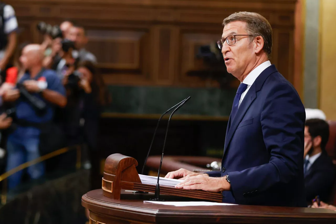 alberto nuñez feijóo investidura inbestidura efe
