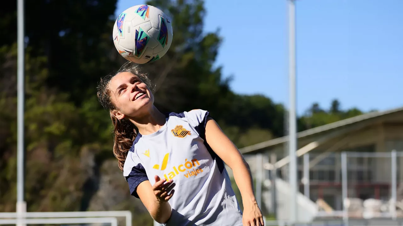 Cecilia Marcos, jugadora de la Real Sociedad. Foto: Real Sociedad