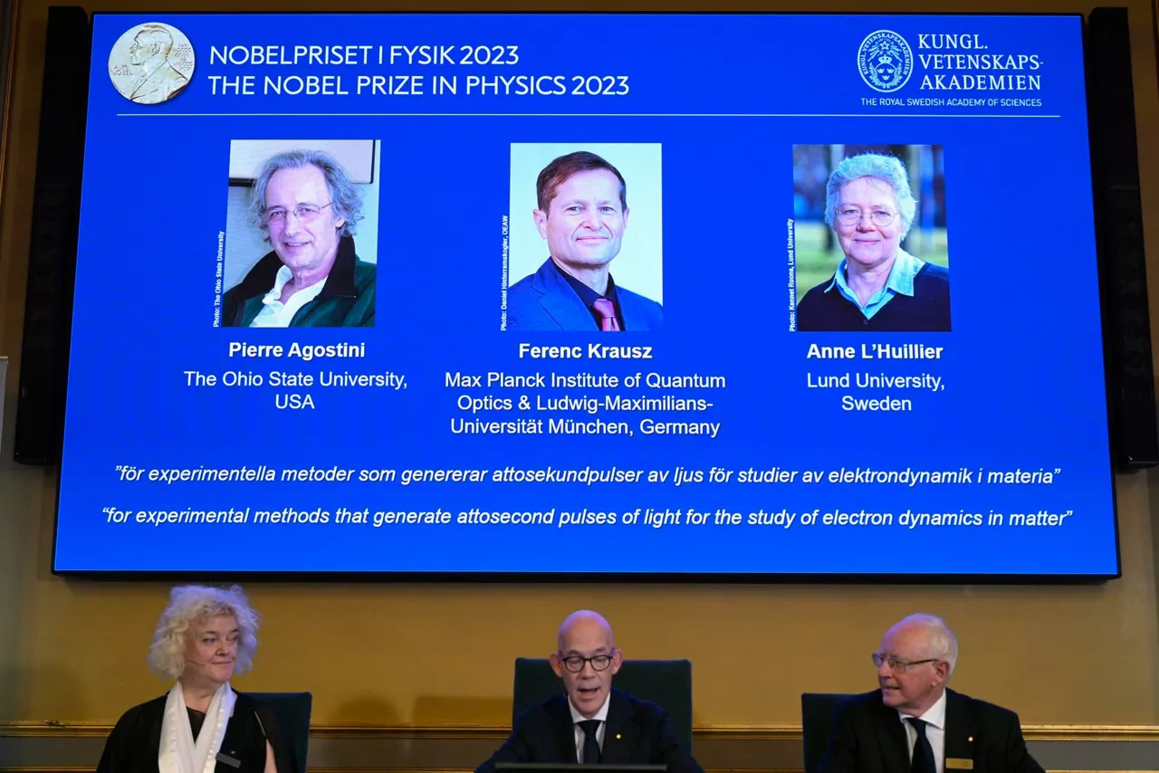 Fisica-Nobel-Agostini- Krausz-L'Huillier-efe