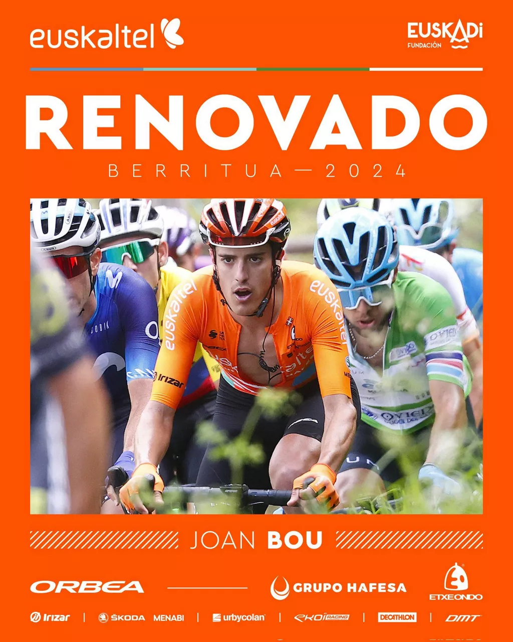 Joan Bou, Euskaltel-Euskadiko txirrindularia