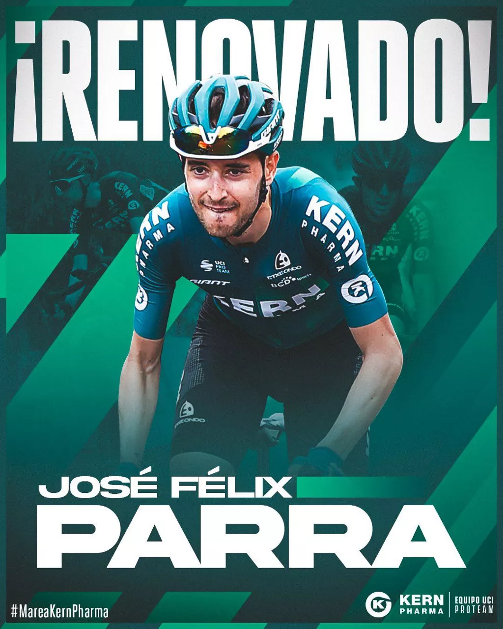 Jose Felix Parrak bi urtez berritu du Kern Pharma taldearekin