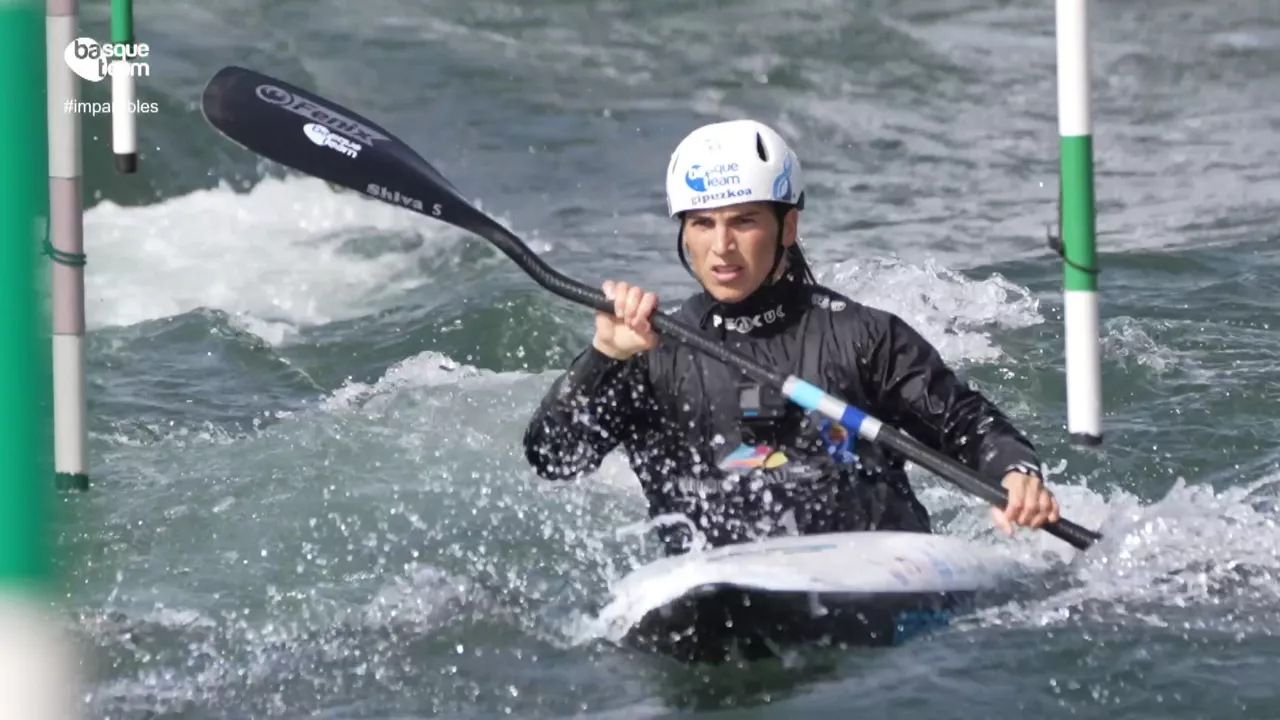 Maialen Chourraut, en el reportaje "Geldiezinak"