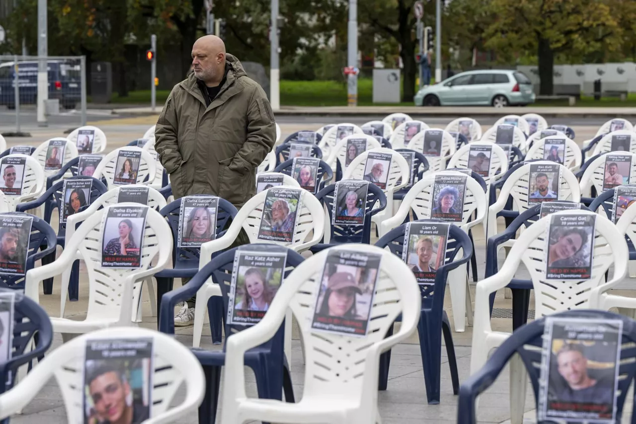 retratos-secuestrados-hamas-Ginebra-efe