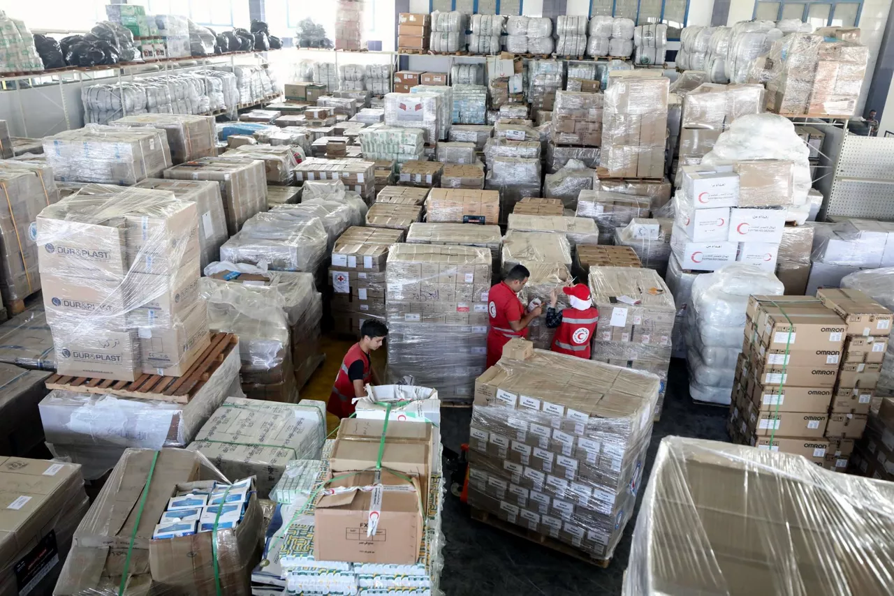 ayuda-humanitaria-egipto-cruz-roja-efe gaza laguntza humanitarioa