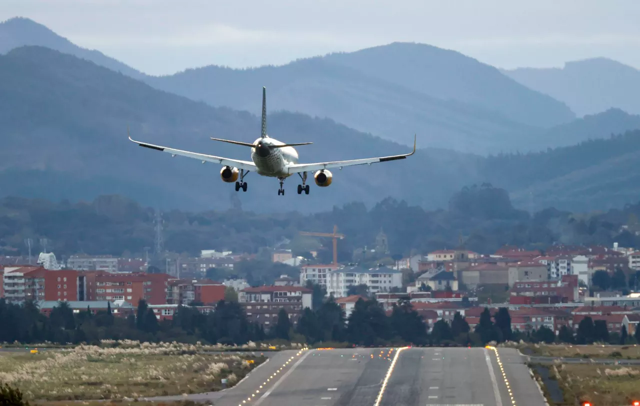 hegazkina avion loiu haizea viento EFE
