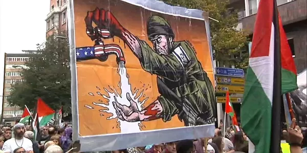 Manifestazioa Bilbon. Argazkia: EITB Media