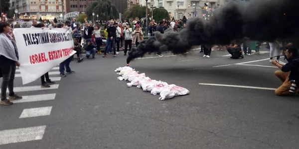 Manifestazioa Bilbon. Argazkia: EITB Media