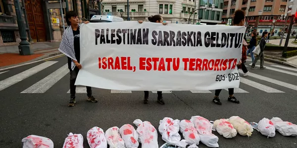 Manifestazioa Bilbon. Argazkia: EFE