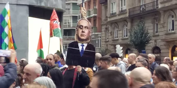 Manifestazioa Bilbon. Argazkia: EITB Media