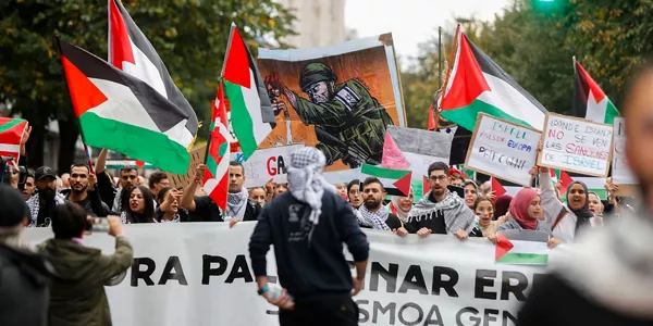 Manifestazioa Bilbon. Argazkia: EFE