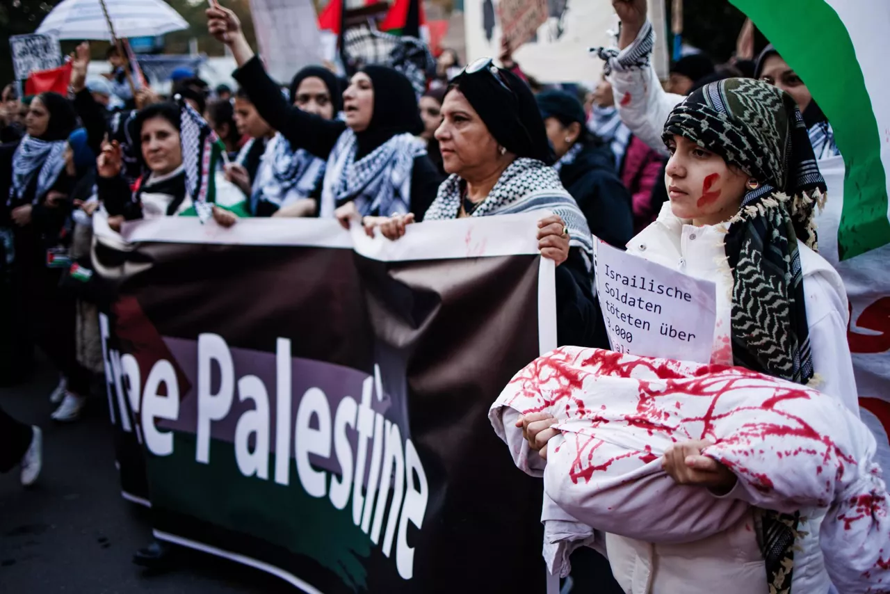 manifestación palestina berlin EFE