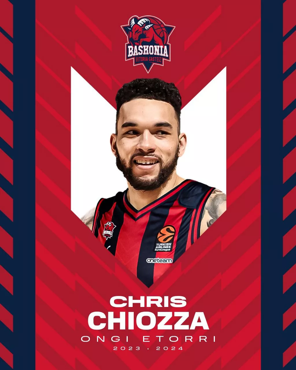 Chris Chiozza, nuevo jugador del Baskonia. Foto: Baskonia