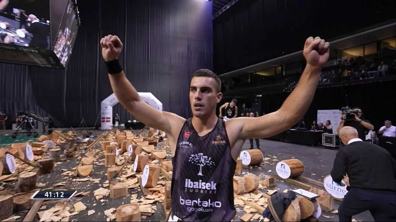 Iker Vicente, aizkora txapelduna