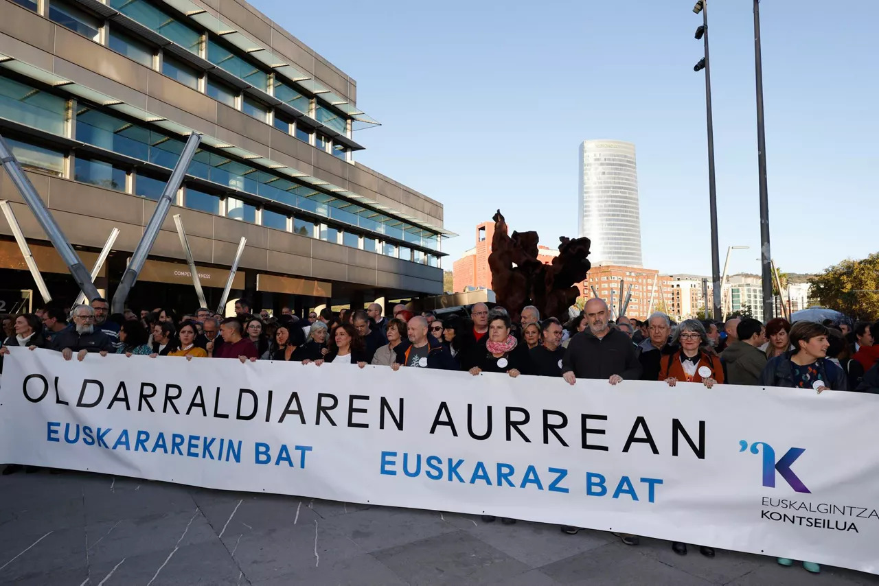 Euskara manifestazioa EFE