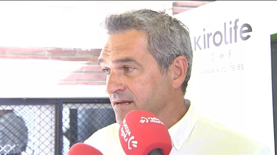 Exciclista y responsable de Kirolife, Igor González de Galdeano.