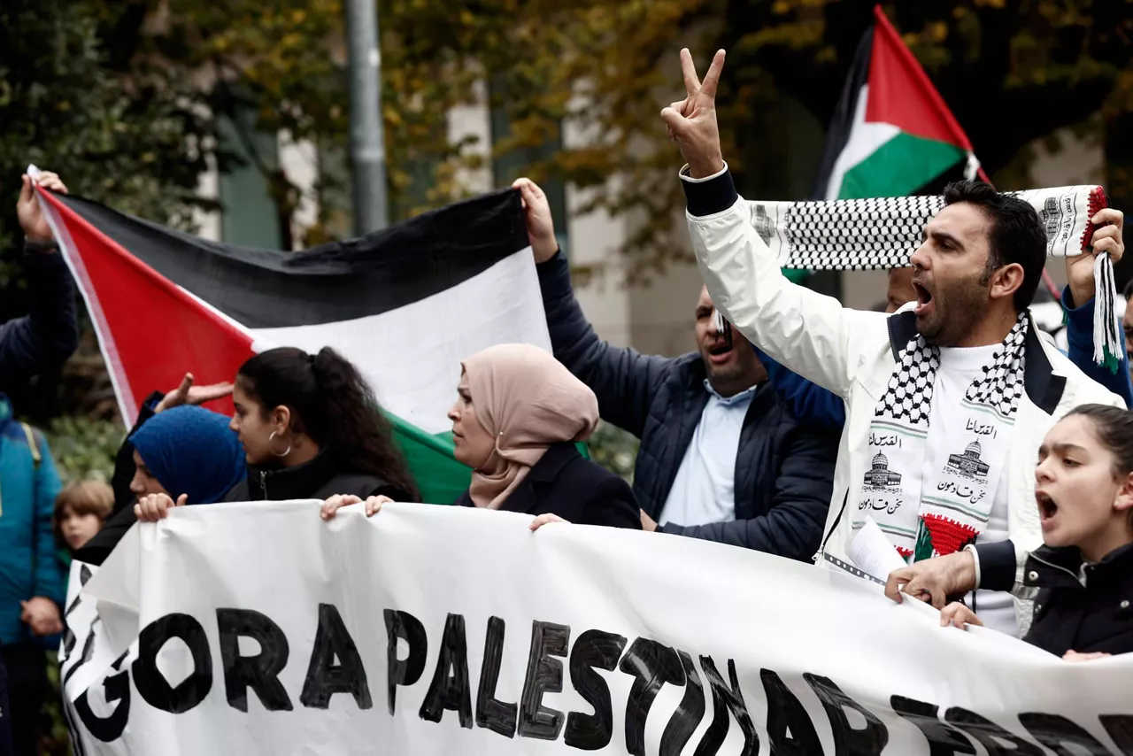 gaza manifestazioa Iruñea EFE