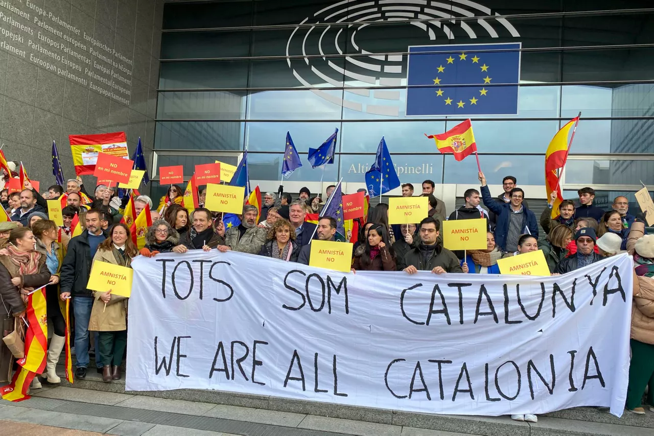 Protesta Europako Parlementua Amnistia