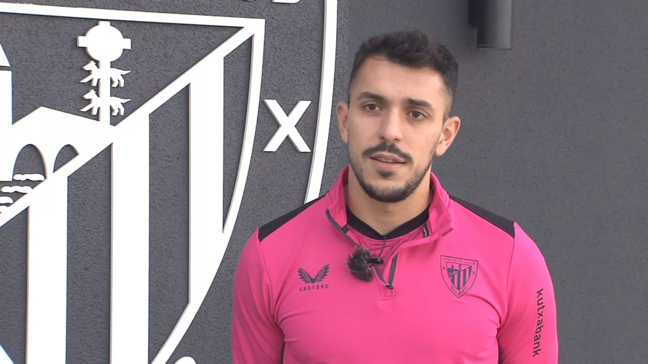 Aitor Paredes, jugador del Athletic