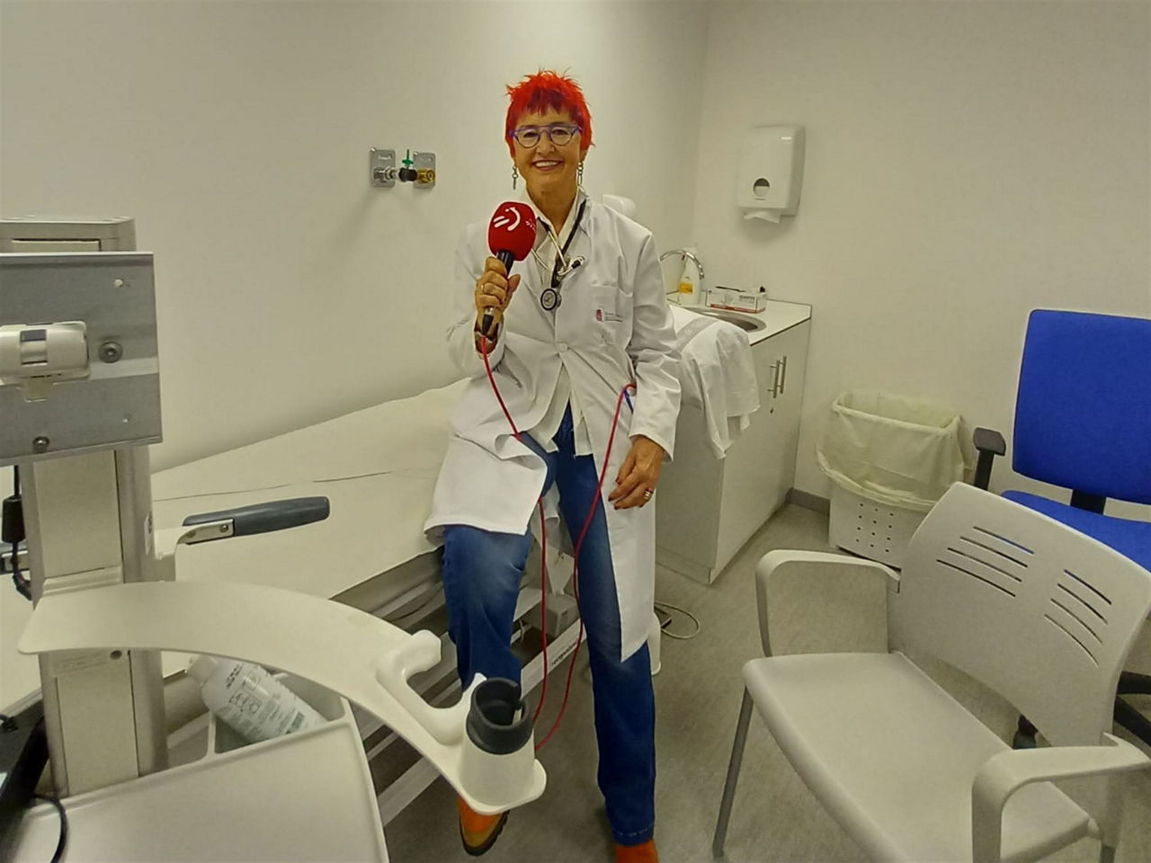 Santos Indurain, exconsejera, ahora médica de familia.