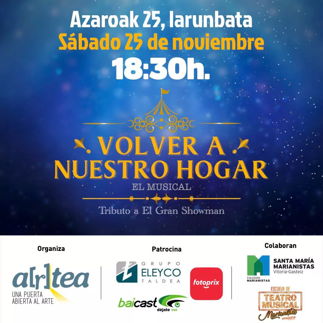 'Volver a nuestro hogar', tercer trabajo de la Escuela de Teatro Musical Marianistas