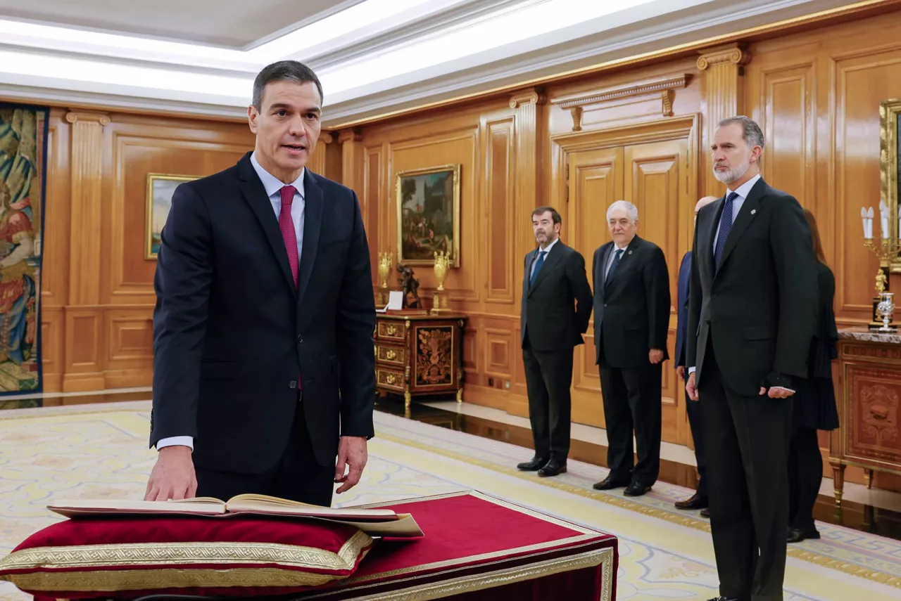 pedro sanchez toma posesion cargo presidente kargua efe