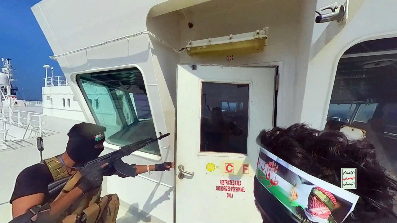 secuestro bahiketa barco ontzia yemen israel efe