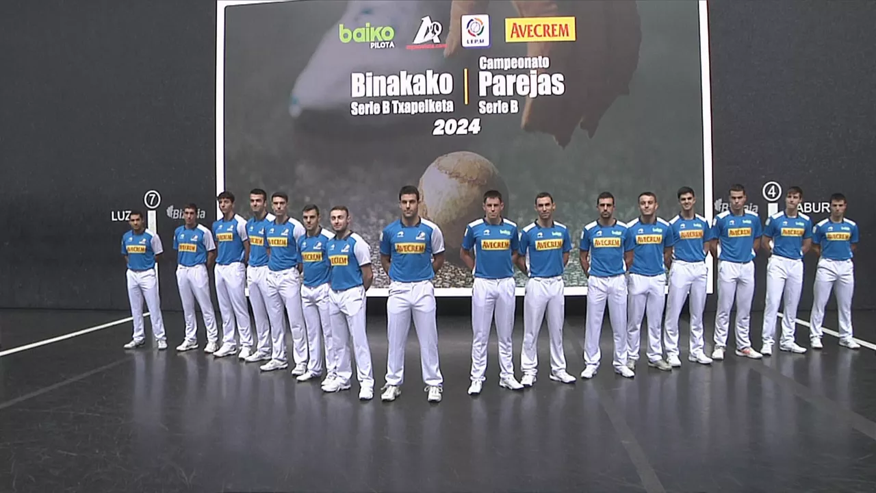 Eskuz Binakako Serie B Txapelketaren aurkezpena