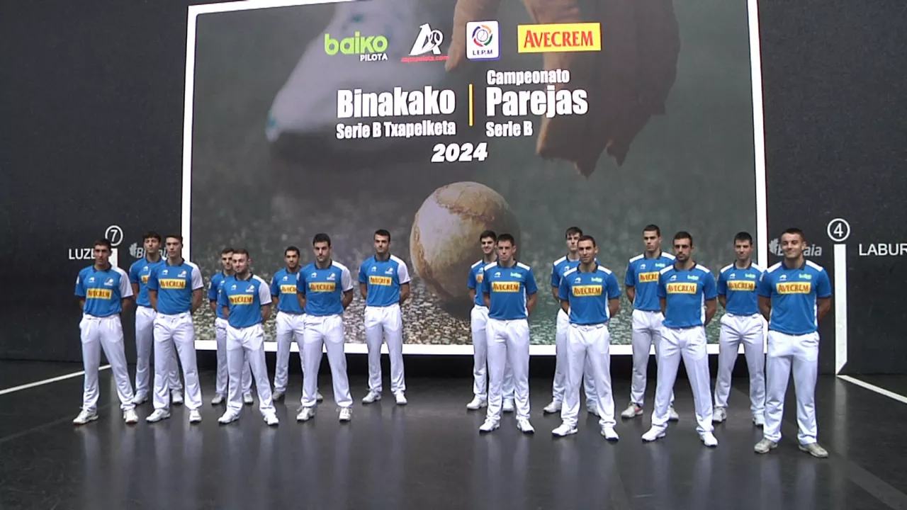 Presentación del Campeonato Serie B de pelota