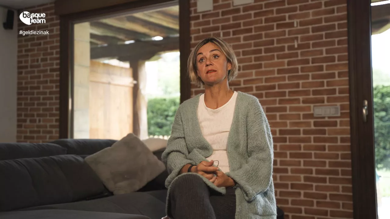 Leire Olaberria, txirrindulari ohia, 'Geldiezinak' saioan