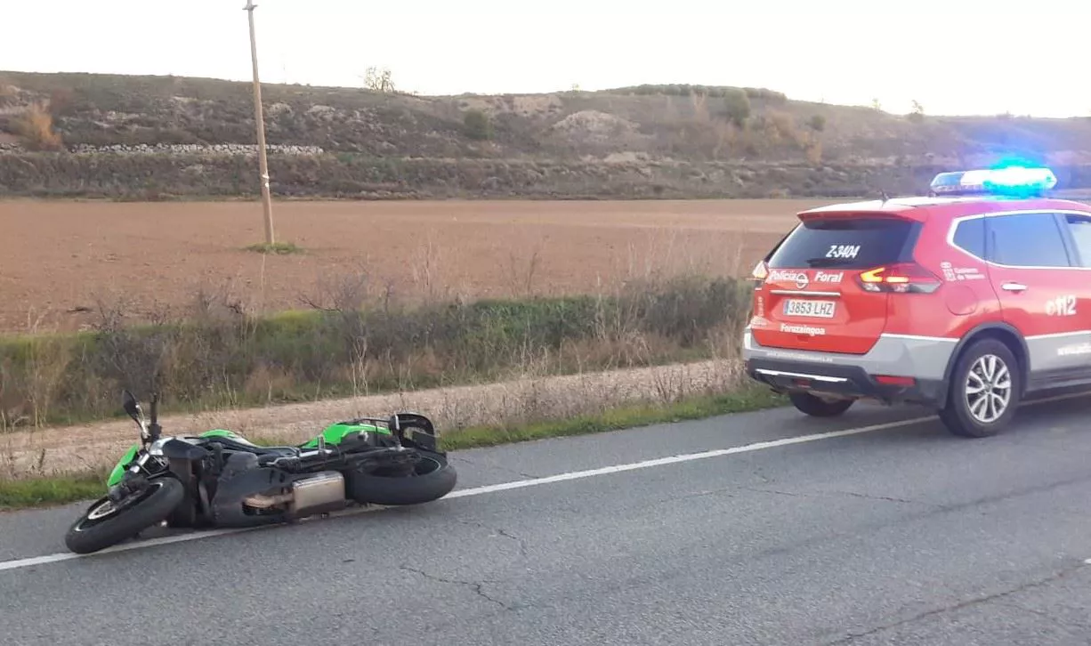 moto-mendavia-accidente-policia-foral