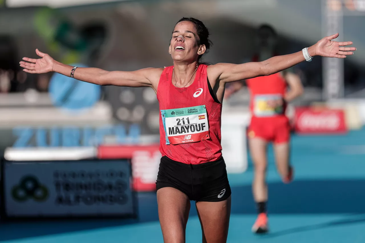 Majida_Maayouf_maraton_valencia_EFE
