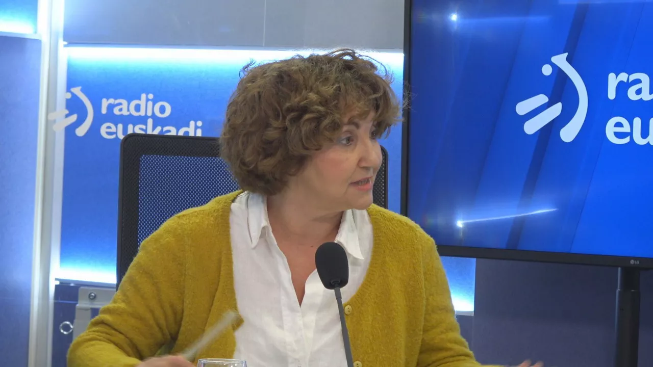 La coordinadora general de Podemos Euskadi, Pilar Garrido