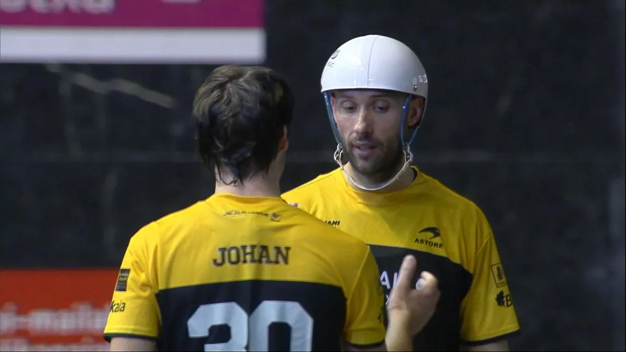 Johan eta Lopez, atzoko partida irabazita 