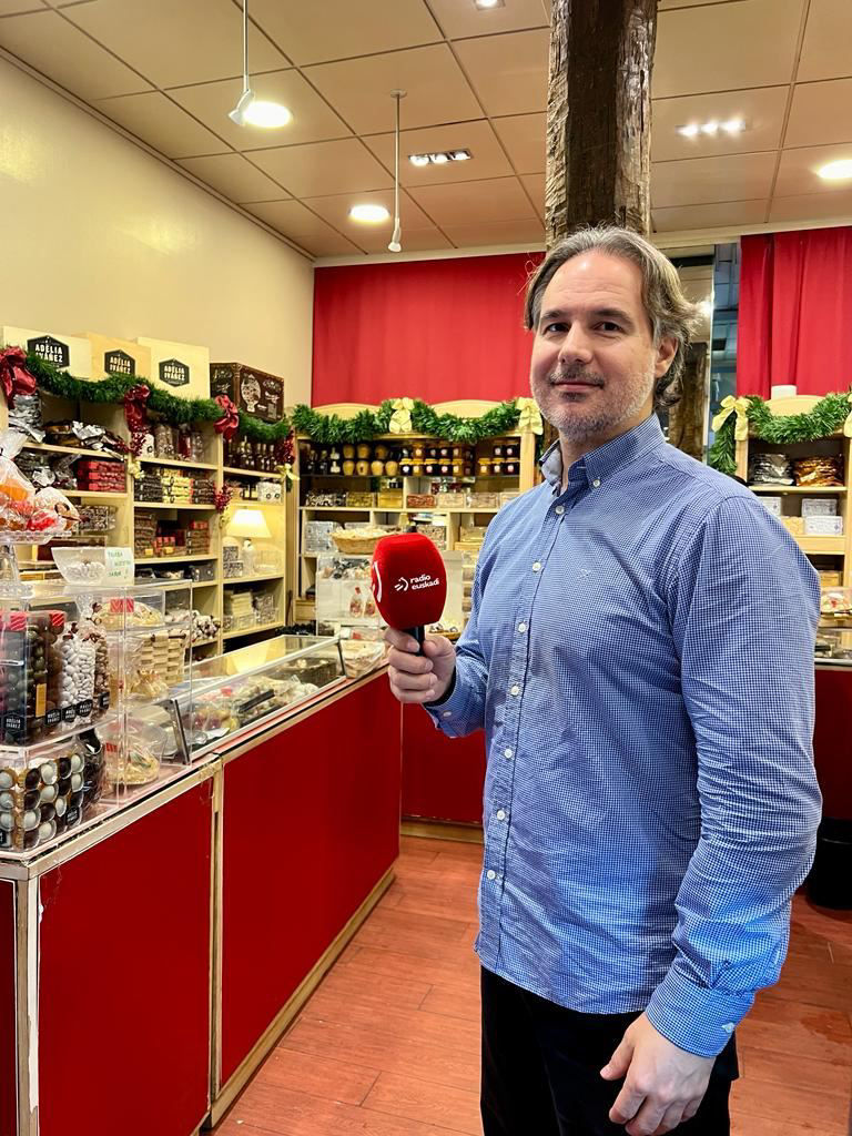 Iván Iváñez, de la tienda de turrones Adelia Iváñez de Bilbao (de 1855)