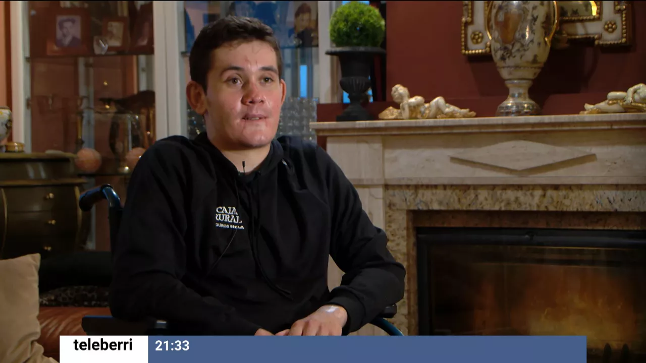 El ciclista Josu Etxeberria