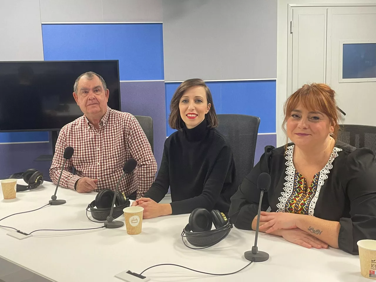 Maintane Quinteiro, Andoni Arriola y Diana Zornoza