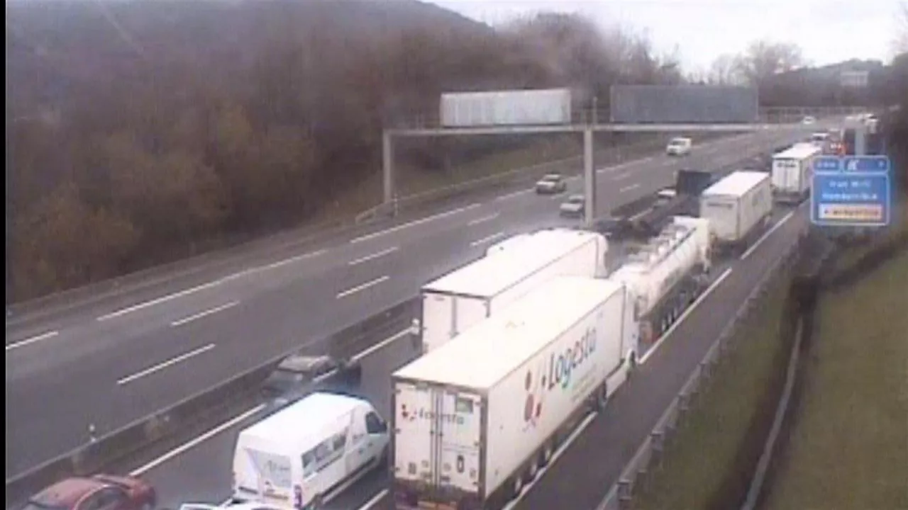 oiartzun istripua accidente retenciones pilaketak a8 iturria: webcam trafico