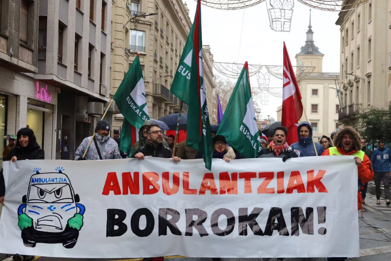 ambulancias manifestación