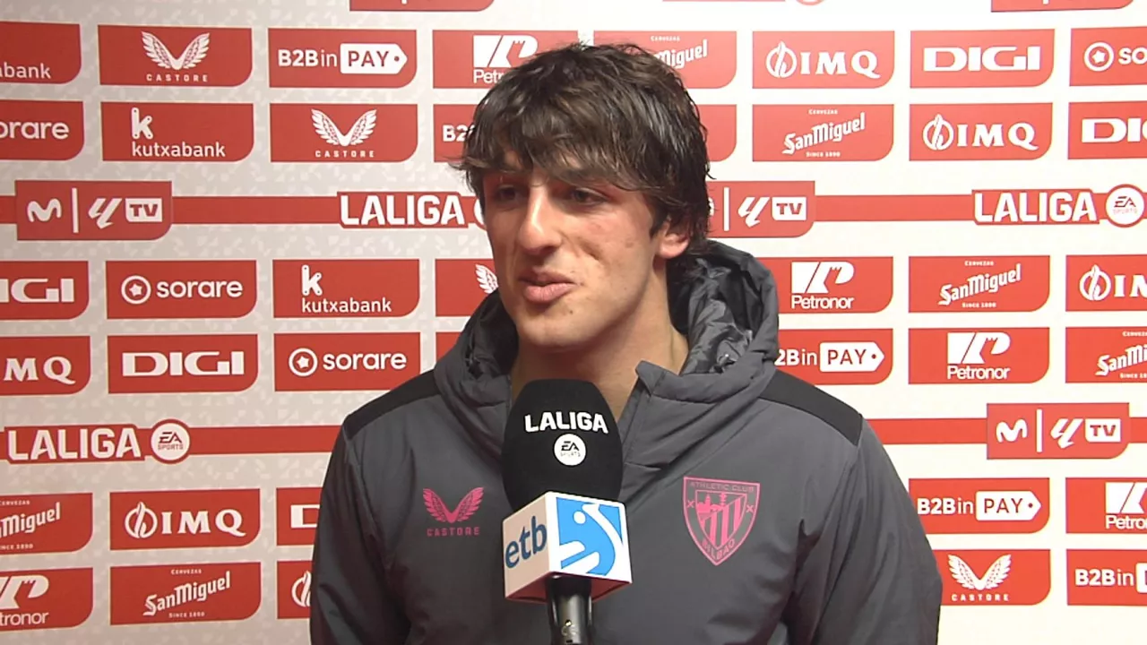 Unai Gomez, jugador del Athletic