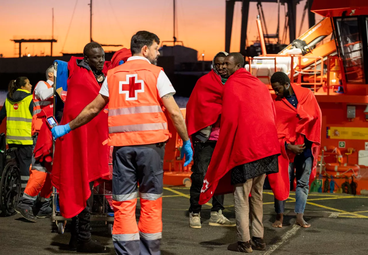 Migración lanzarote canarias migrazioa EFE