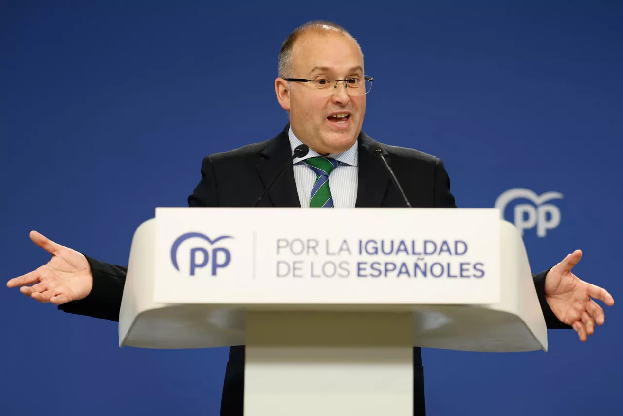 Miguel Tellado, PPk Kongresuan duen bozeramailea. Argazkia: EFE