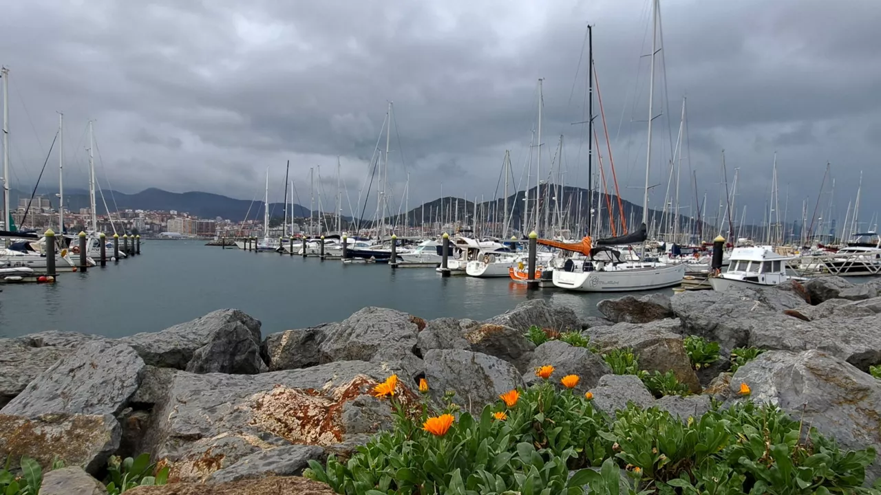 Getxo euria negua invierno lluvia nubes nublado cielo gris