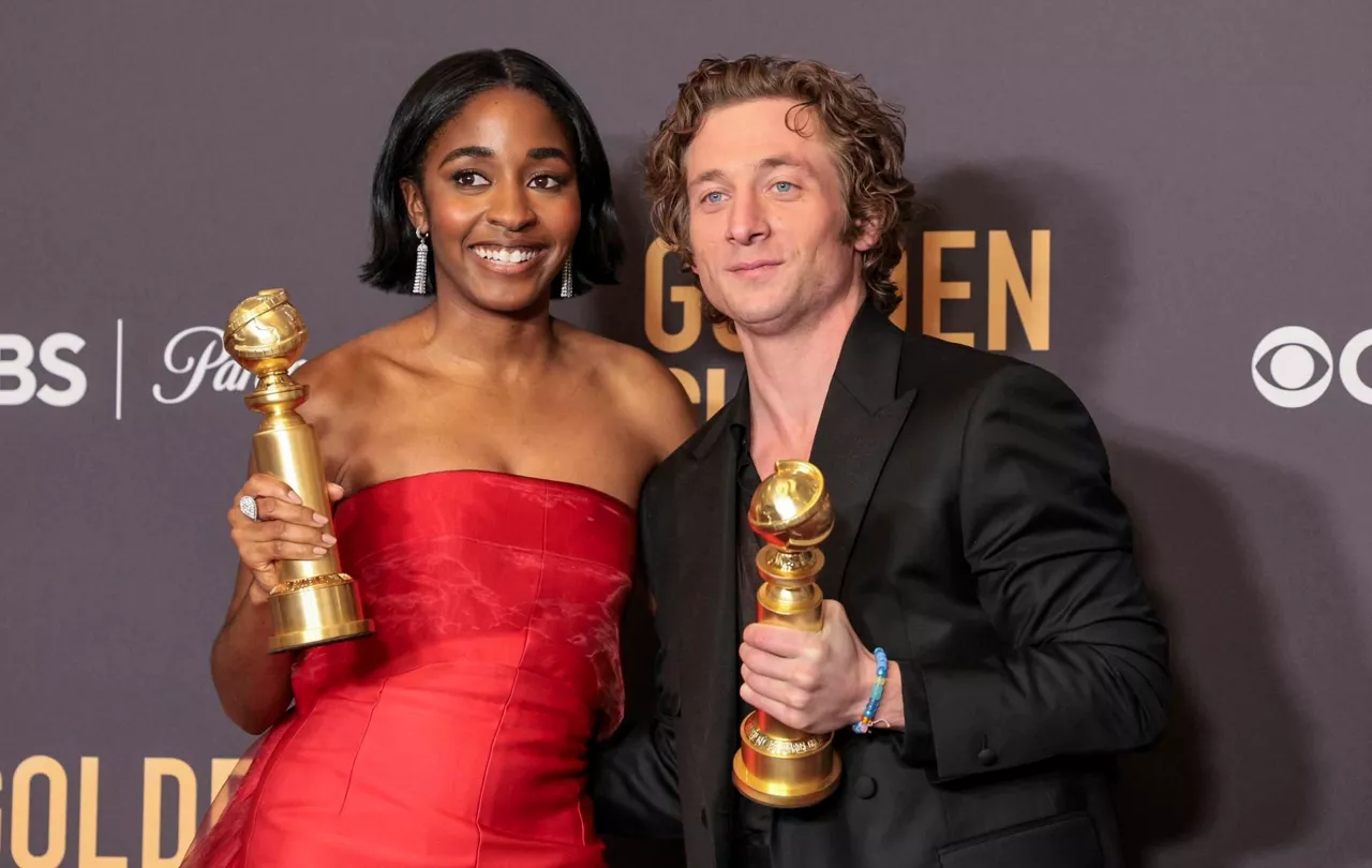 Ayo Edebiri Jeremy Allen White, 'The Bear' telesaileko protagonistak